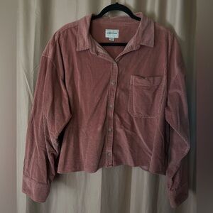 American Eagle Cropped Corduroy Jacket